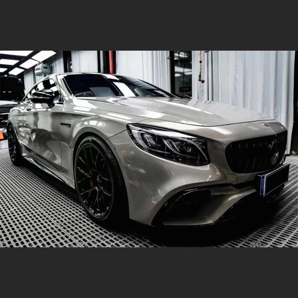 Ravoony Plus Gloss Brilliant Silver Car Wrap