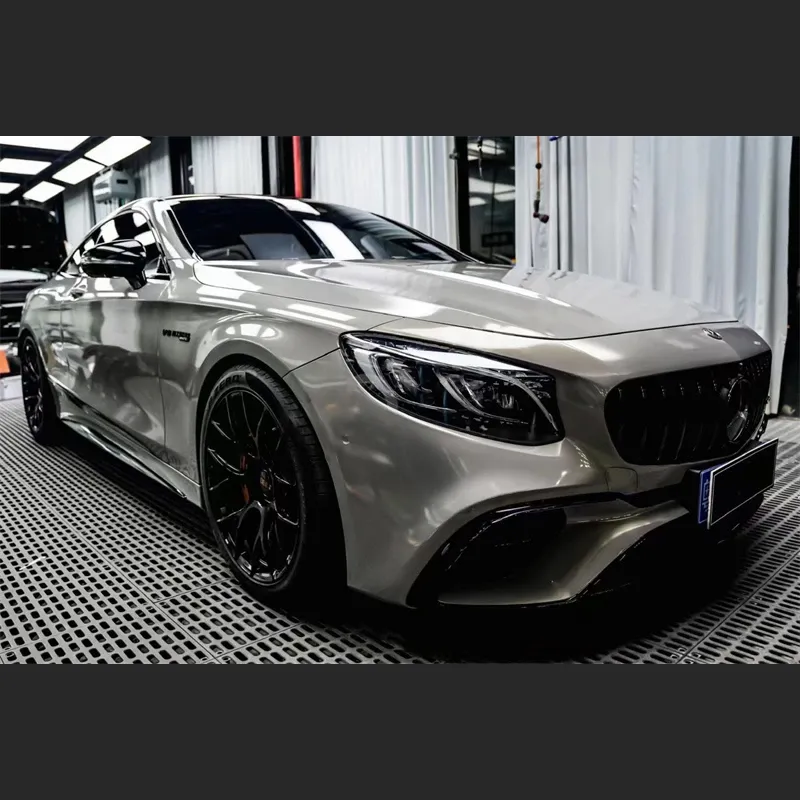 Ravoony Plus Gloss Brilliant Silver Car Wrap