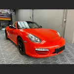 Ravoony Basic Glossy Metallic Paint Fire Red Vinyl Car Wrap