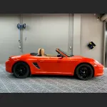 Ravoony Basic Glossy Metallic Paint Fire Red Vinyl Car Wrap
