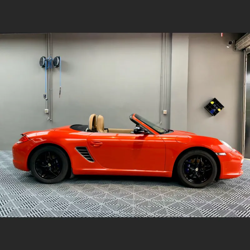 Ravoony Basic Glossy Metallic Paint Fire Red Vinyl Car Wrap