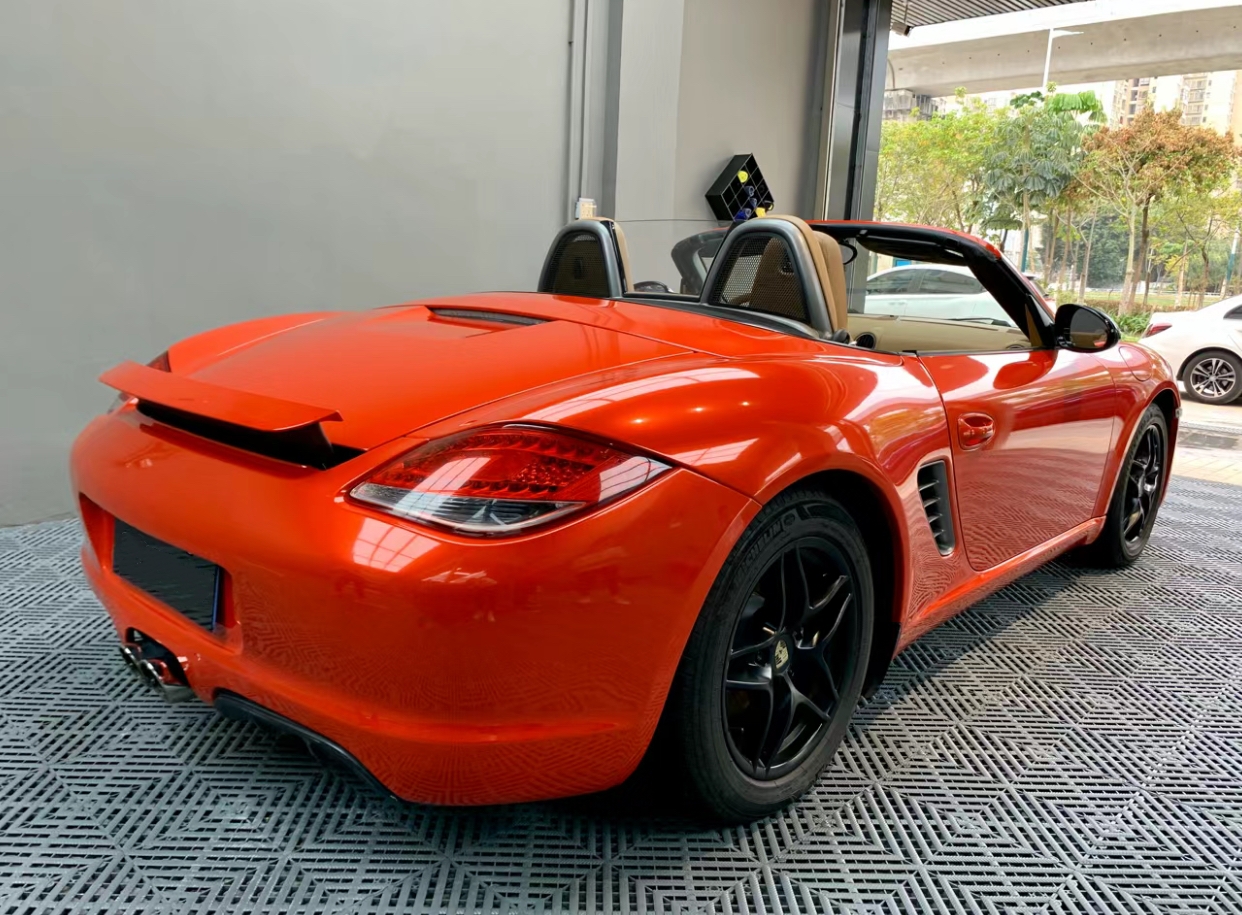 Ravoony Basic Glossy Metallic Paint Fire Red Vinyl Car Wrap