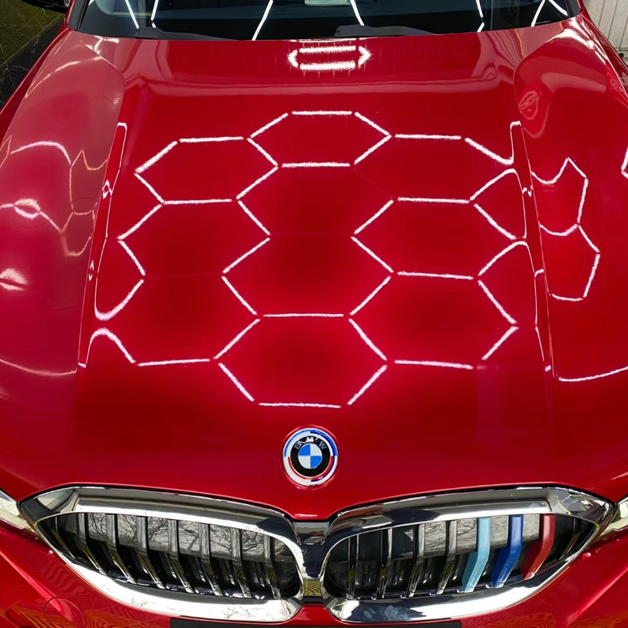 BMW 7 Series Wrap，Best Ravoony Gloss Metallic Vampire Red Car