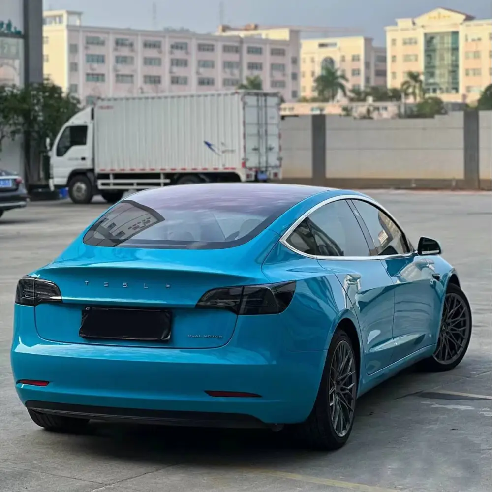 Ravoony Pro TPU Glossy Miami Blue PPF Film