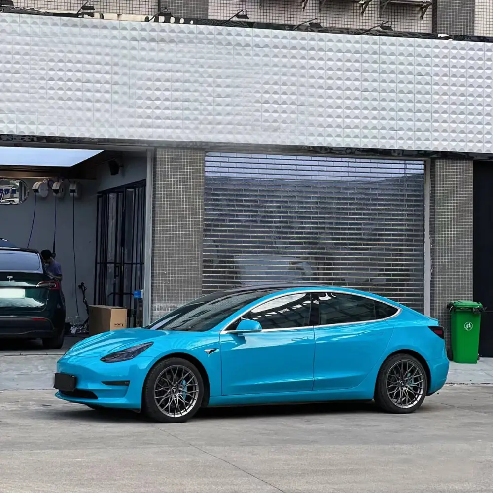 Ravoony Pro TPU Glossy Miami Blue PPF Film