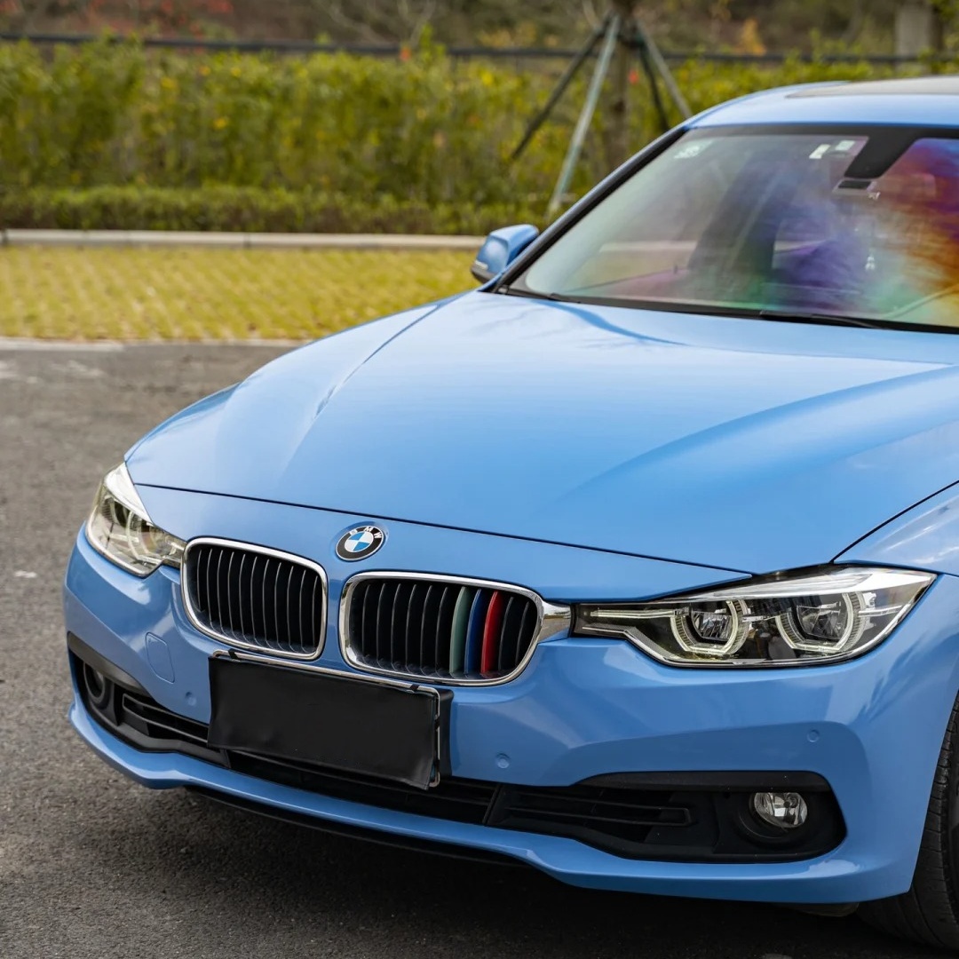 Ravoony Basic Gloss Abudhabi Blue Car Vinyl Wrap