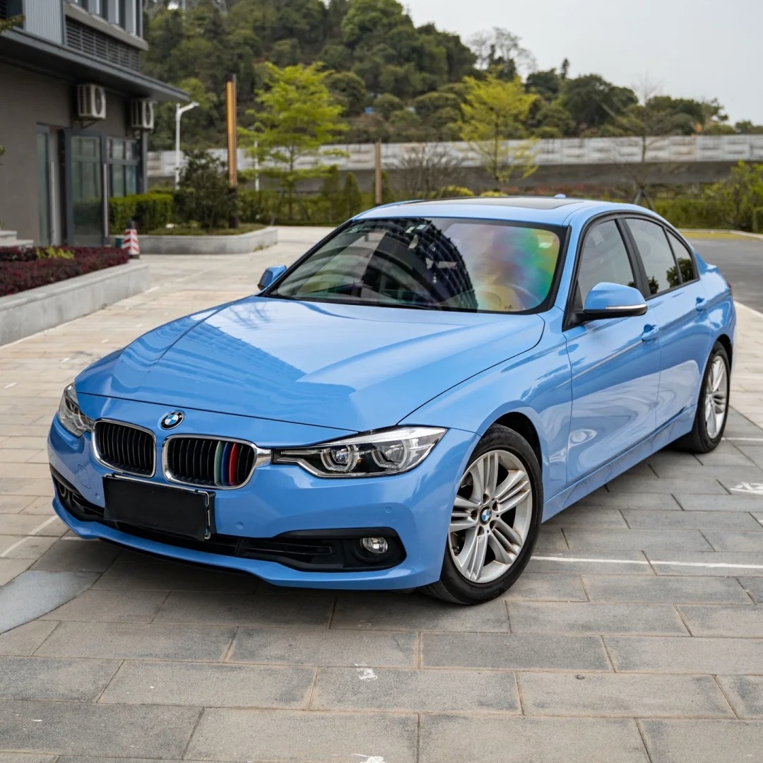 Ravoony Basic Gloss Abudhabi Blue Car Vinyl Wrap