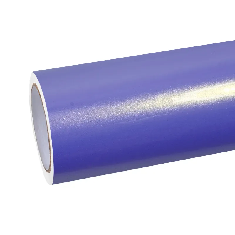 Ravoony Plus Gloss Twin Gold Purple Car Vinyl Wrap