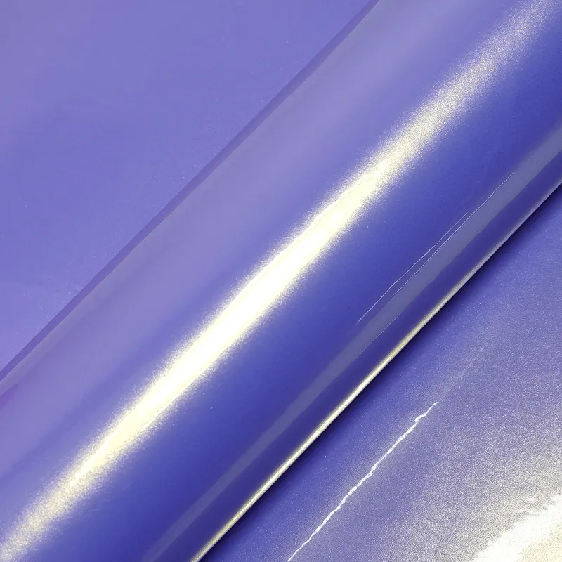 Ravoony Plus Gloss Twin Gold Purple Car Vinyl Wrap