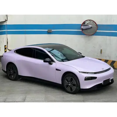 Ravoony Pro TPU Glossy Violet Star Car Wrap 02