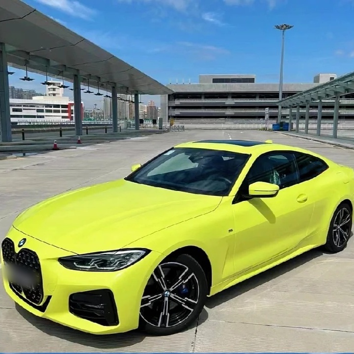 Ravoony Basic PET BMW Gloss São Paulo Yellow Car Vinyl Wrap