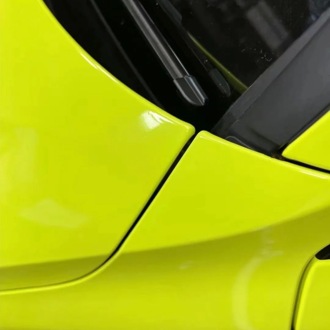 Ravoony Basic PET BMW Gloss São Paulo Yellow Car Vinyl Wrap