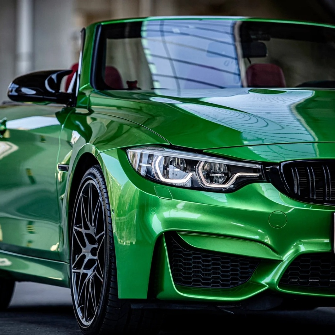  Ravoony Basic Glossy Metal Flame Green Vinyl Car Wrap