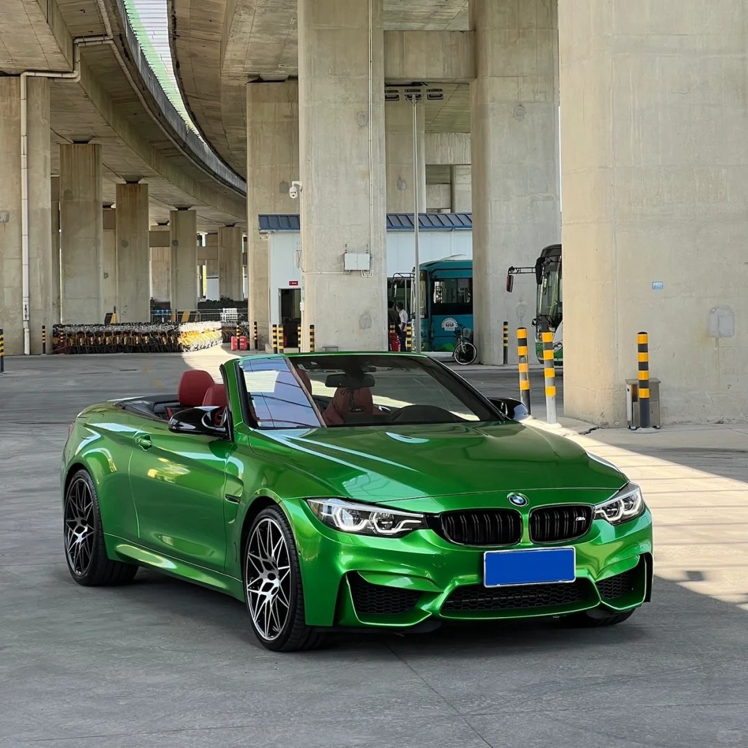  Ravoony Basic Glossy Metal Flame Green Vinyl Car Wrap