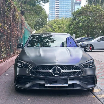 Ravoony Basic AMG Grey Car Vinyl Wrap 02