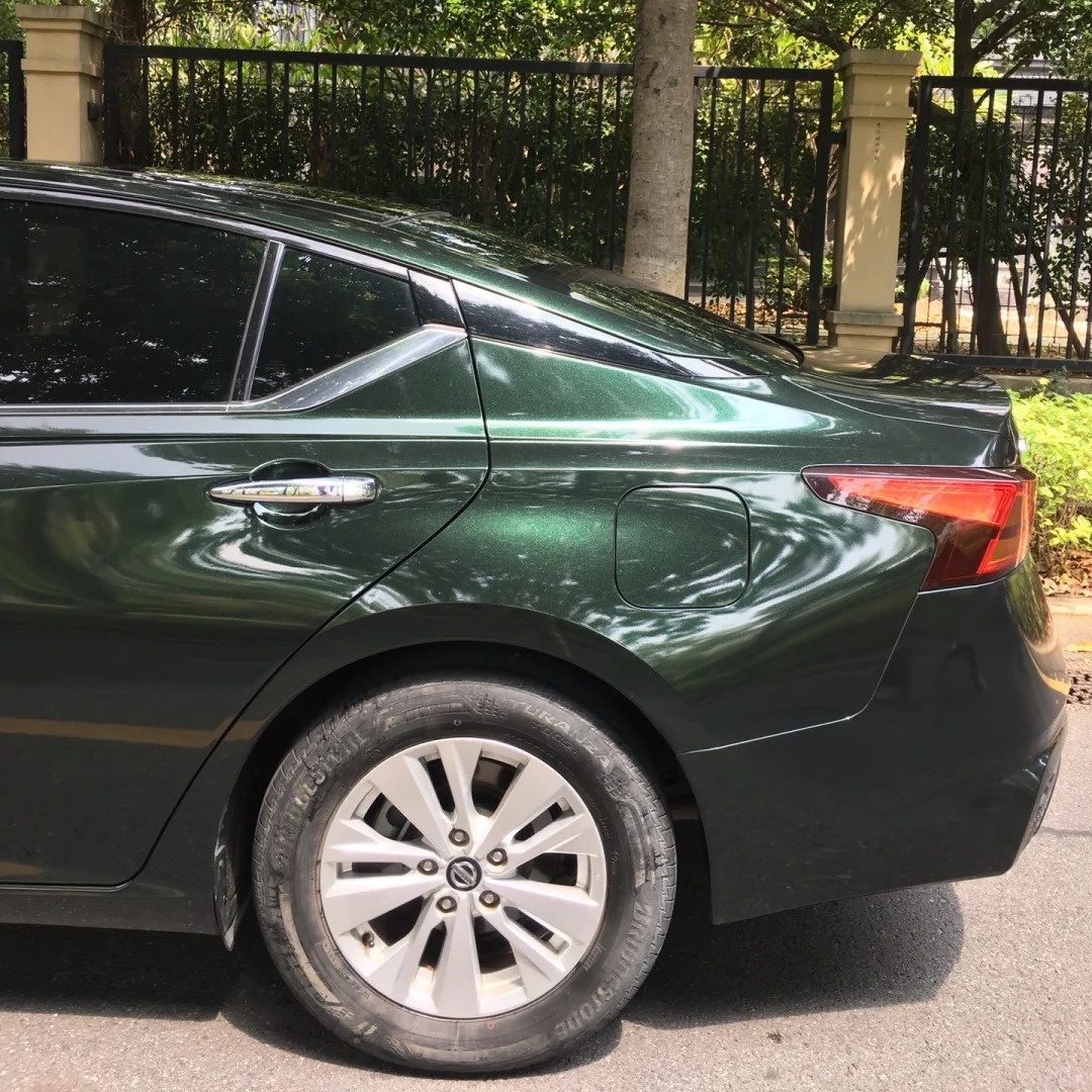 Ravoony Basic Gloss Pearlized Benz Emerald Green Car Vinyl Wrap