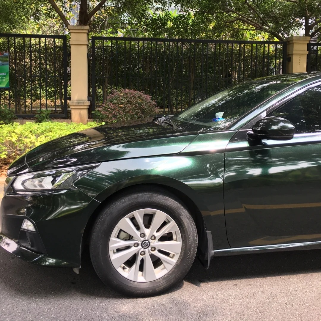 Ravoony Basic Gloss Pearlized Benz Emerald Green Car Vinyl Wrap