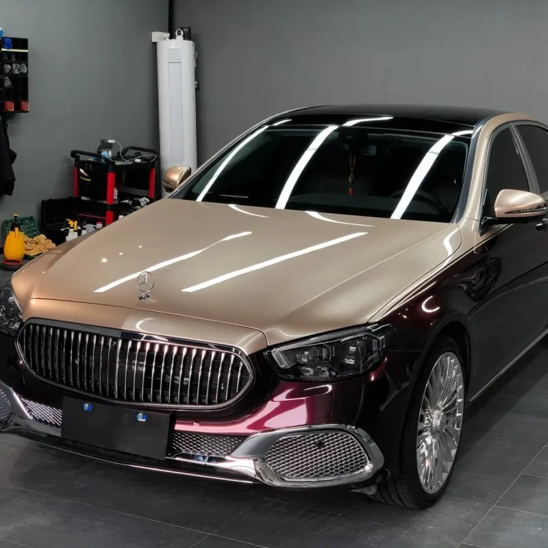 Ravoony Basic Glossy Metal Champaign Dark Gold Car Wrap