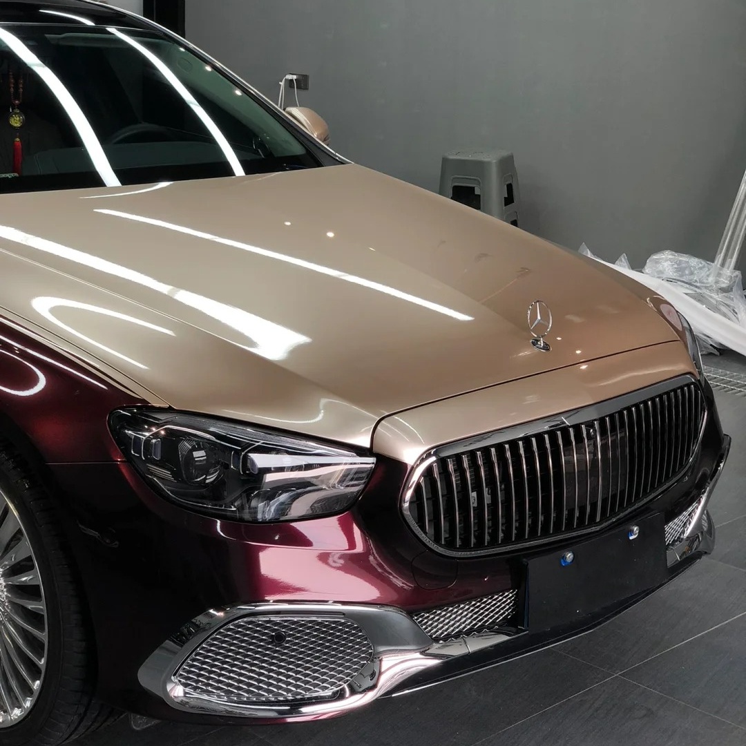 Ravoony Basic Glossy Metal Champaign Dark Gold Car Wrap