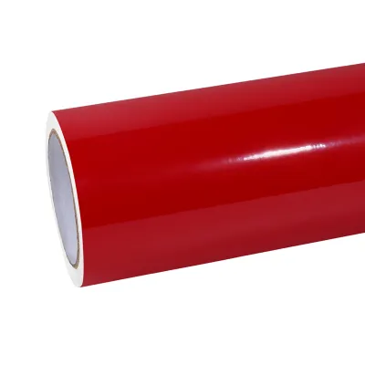Ravoony Basic Porsche Gloss Carmine Red Vinyl Car Wrap 01