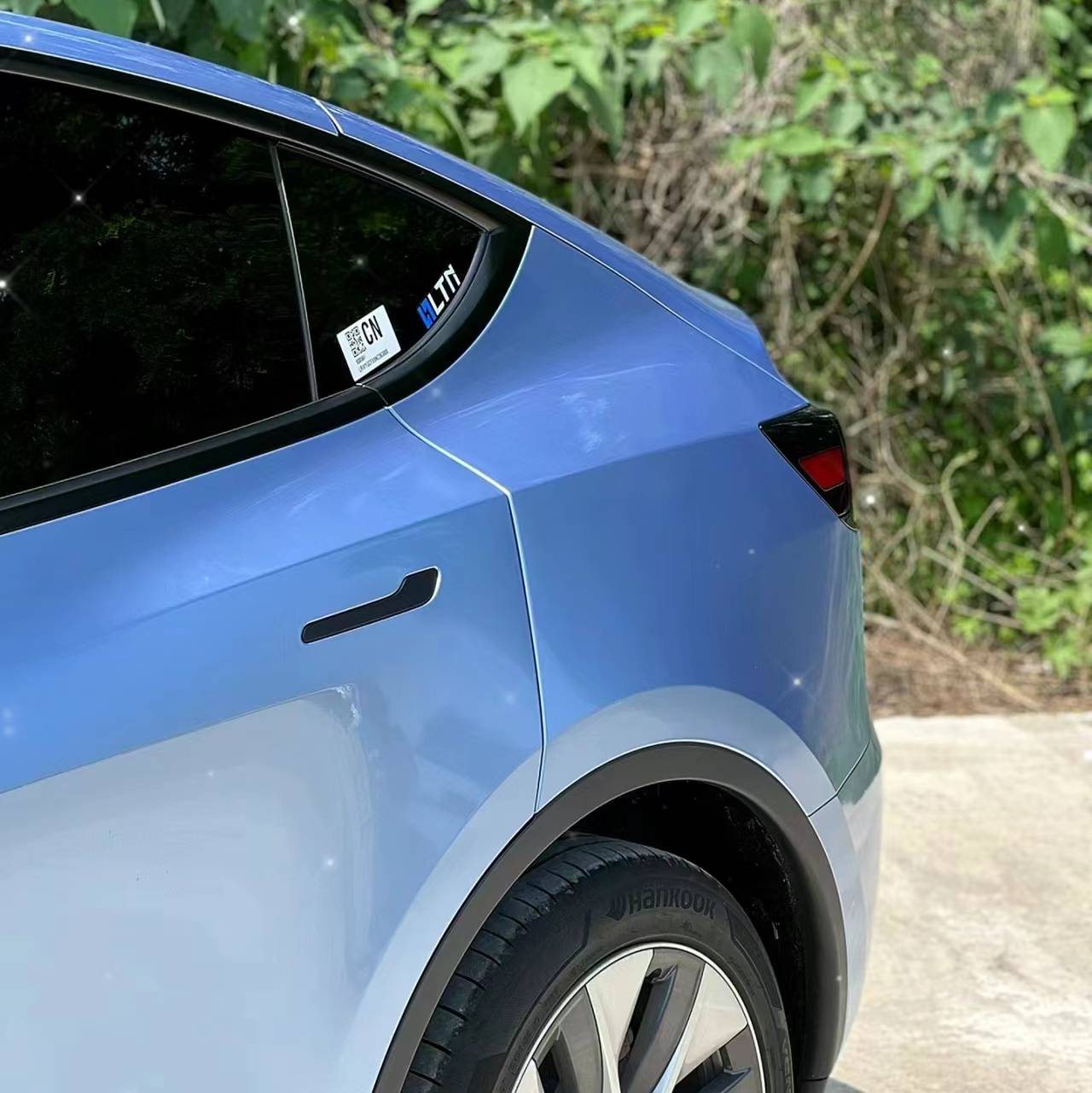 Ravoony Pro TPU Glossy Metal Paint Mist Blue PPF Film