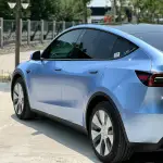 Ravoony Pro TPU Glossy Metal Paint Mist Blue PPF Film