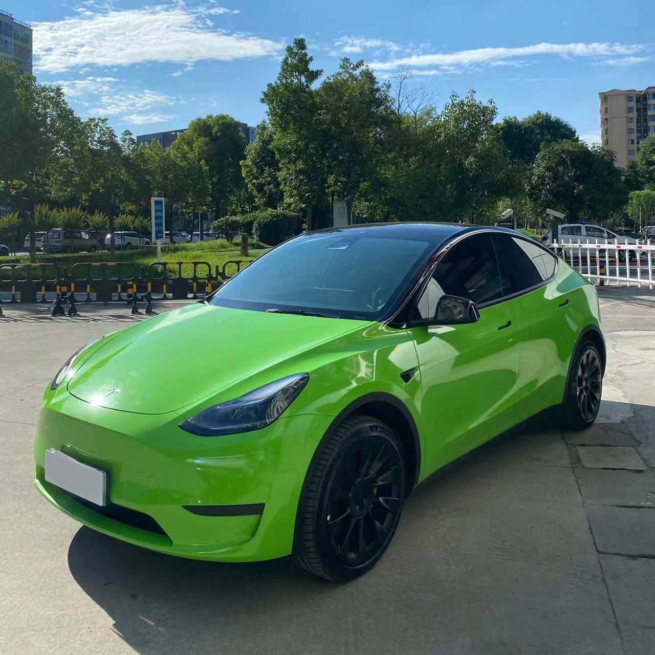 Ravoony Pro TPU Gloss Lime Green PPF Film