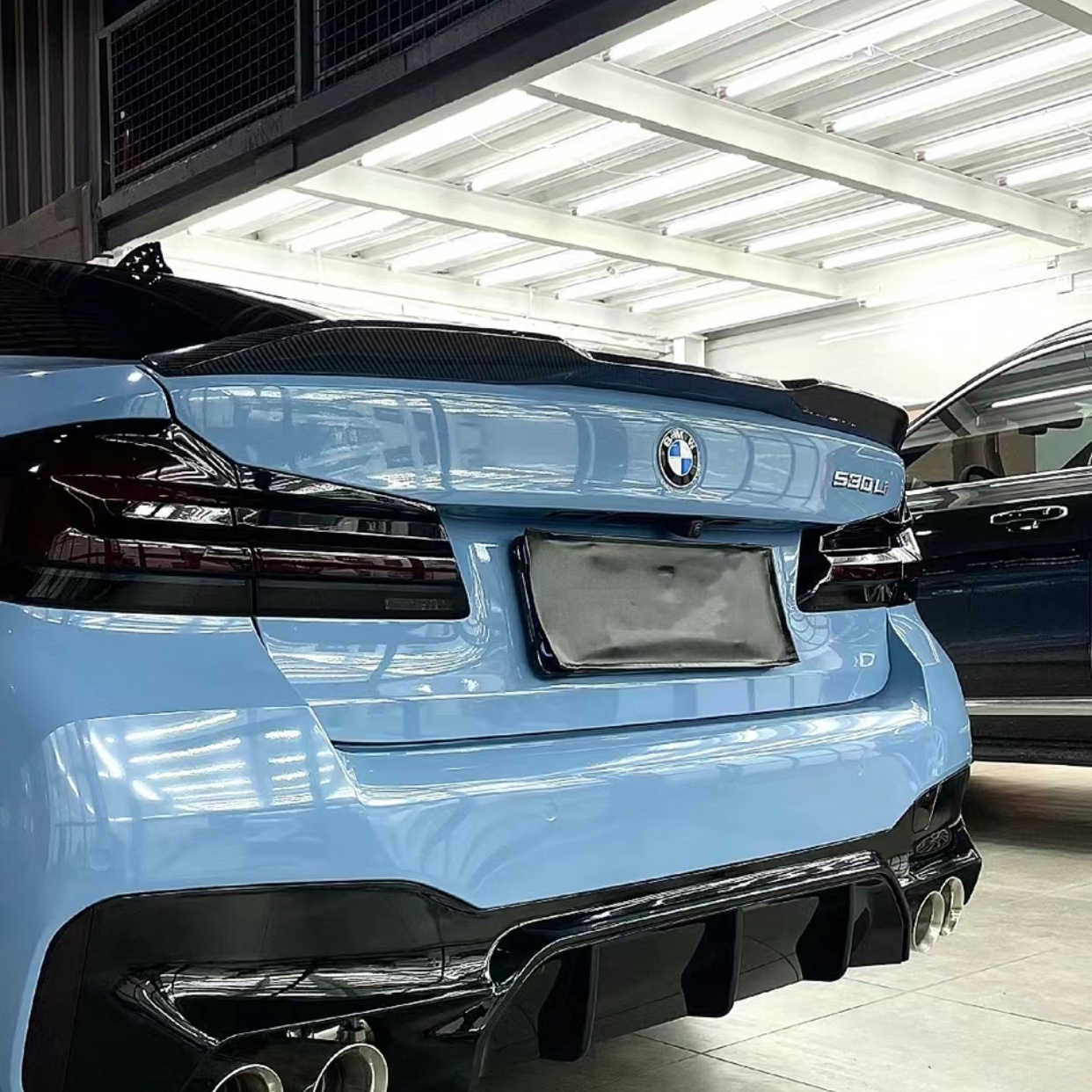 Ravoony Basic China Blue Car Vinyl Wrap