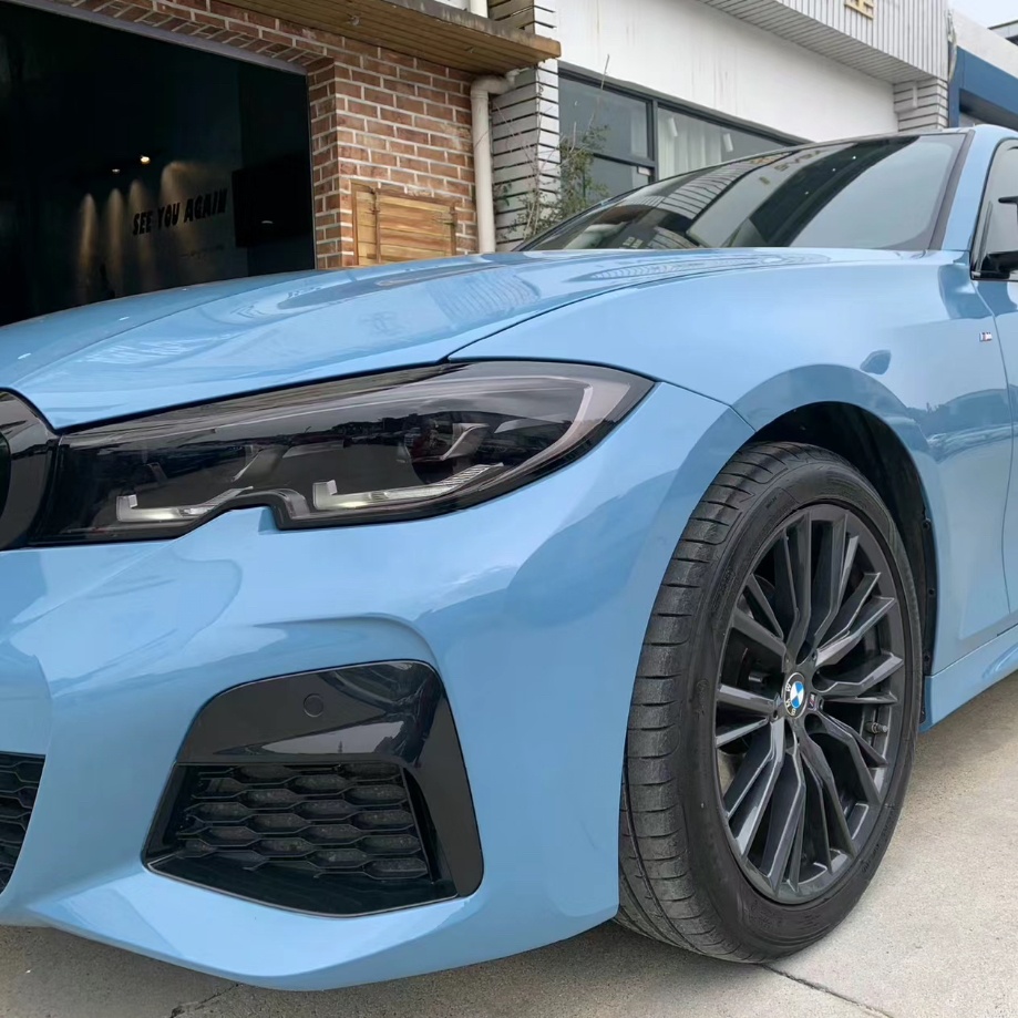 Ravoony Basic China Blue Car Vinyl Wrap