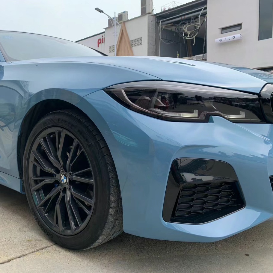 Ravoony Basic China Blue Car Vinyl Wrap