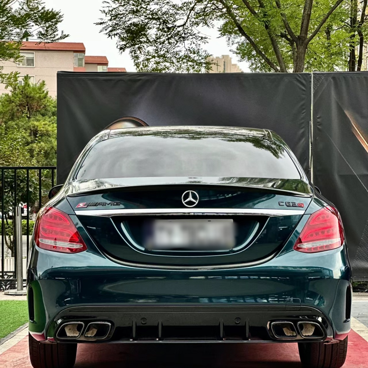 Gloss Metallic Midnight Green Car Wrap 1