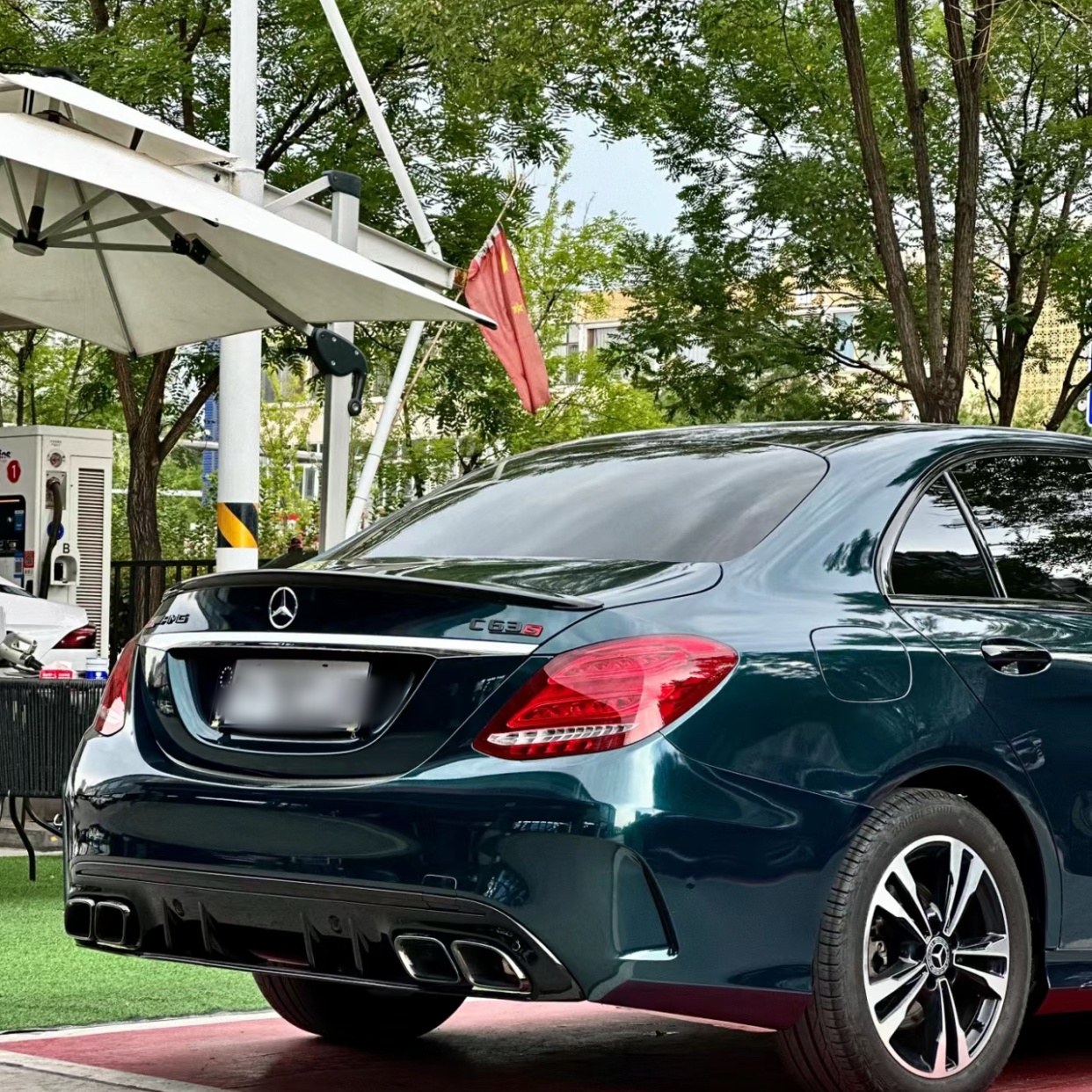 Gloss Metallic Midnight Green Car Wrap 1