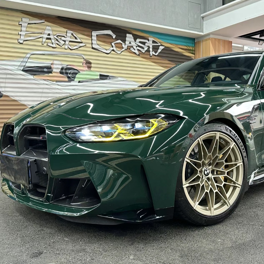 Ravoony Basic Glossy Viridis Green Car Vinyl Wrap