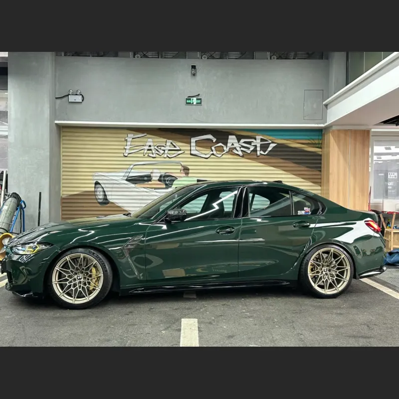 Ravoony Basic Glossy Viridis Green Car Vinyl Wrap