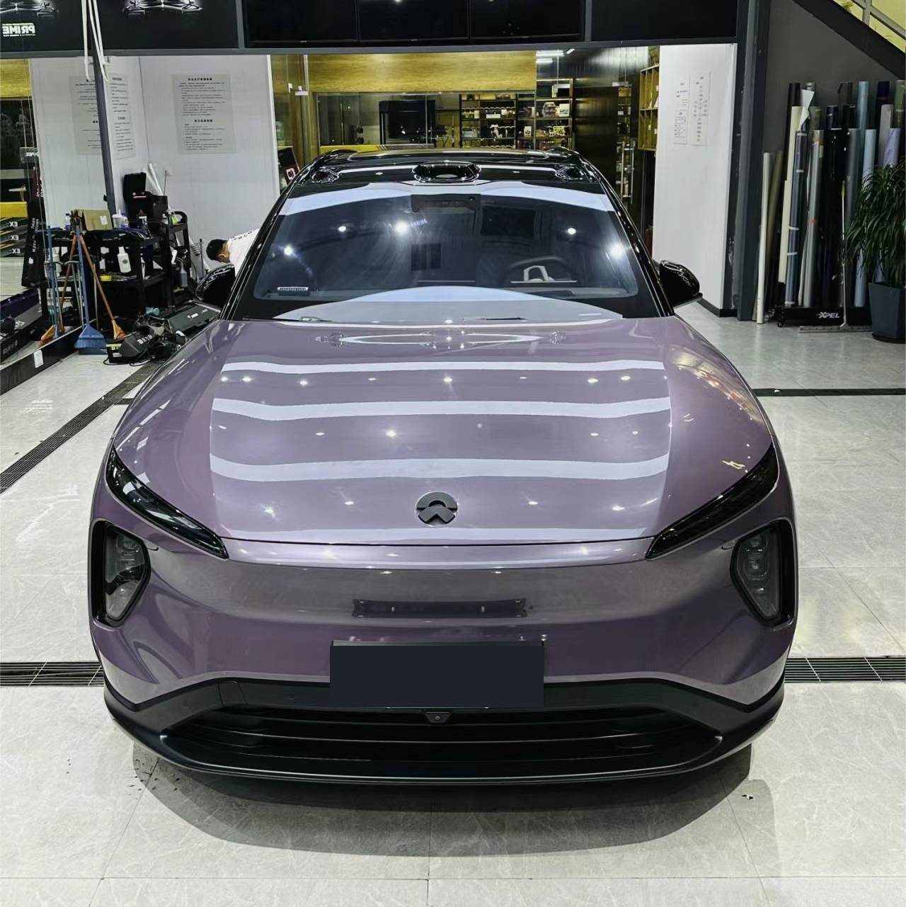 Ravoony Plus PET Gloss Spiritual Realm Purple Car Wrap