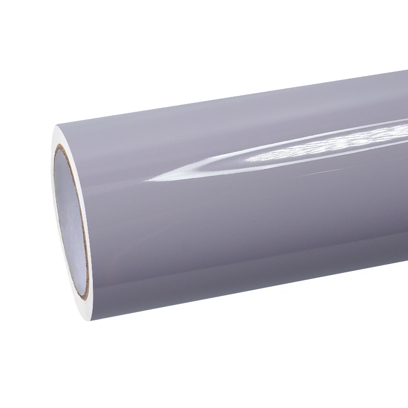 Ravoony Plus PET Glossy Haze Grey Purple Car Wrap