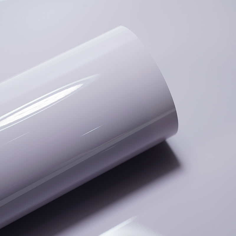 Ravoony Plus PET Glossy Haze Grey Purple Car Wrap