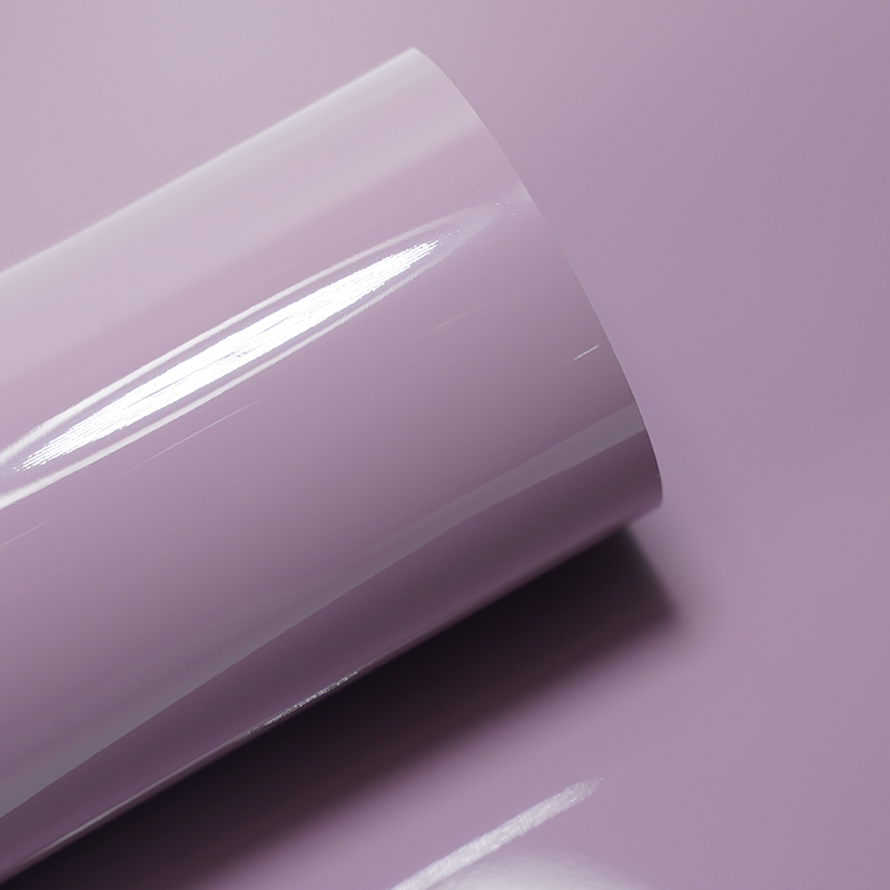 Ravoony Plus PET Glossy Oolong Milk Tea Pink Car Wrap