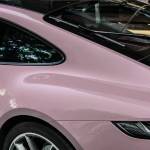 Time-Limited Sale Ravoony Plus PET Glossy Oolong Milk Tea Pink Car Wrap