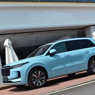 Ravoony Basic Glossy Crystal Light Blue Car Vinyl Wrap 02