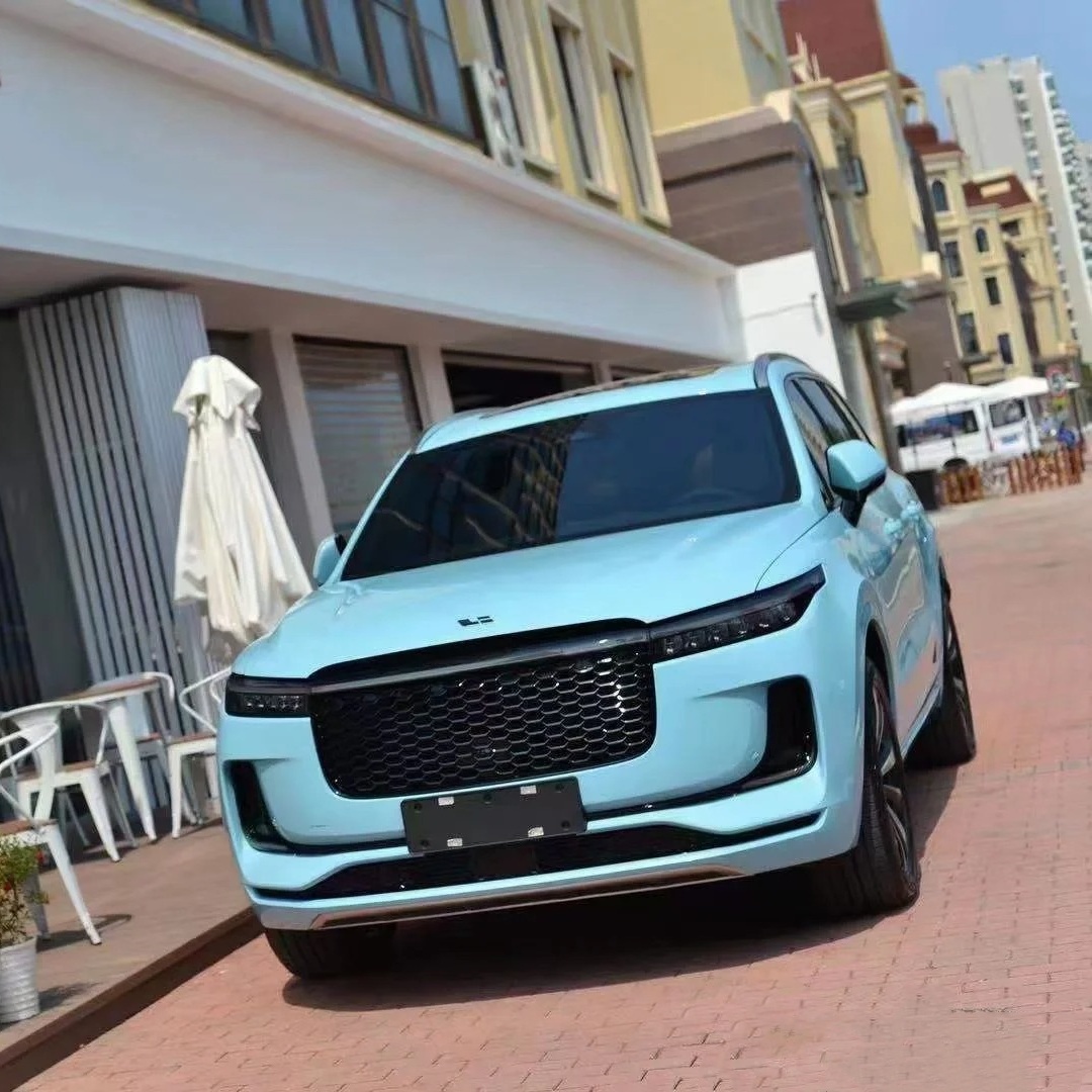 Ravoony Basic Glossy Crystal Light Blue Car Vinyl Wrap