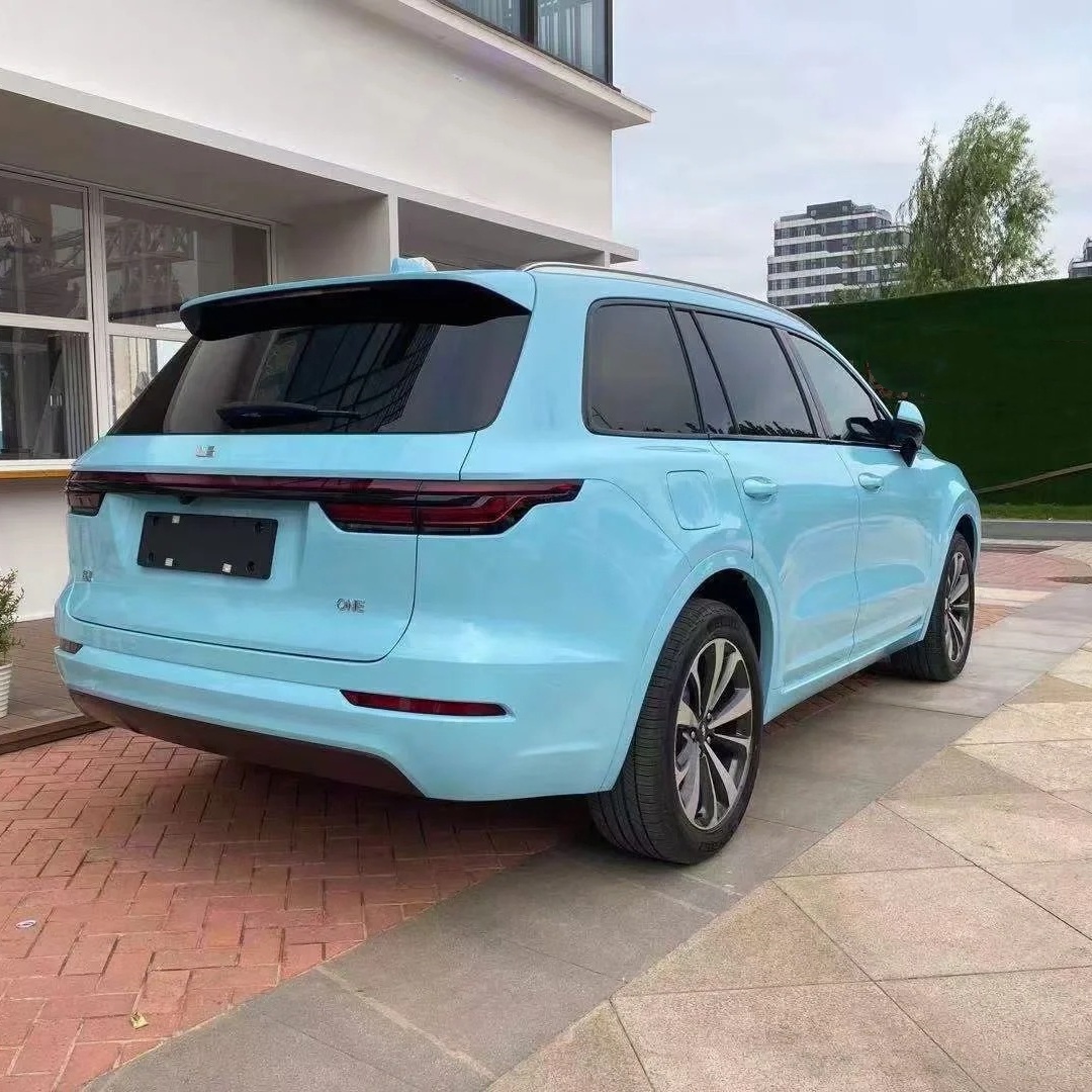 Ravoony Basic Glossy Crystal Light Blue Car Vinyl Wrap