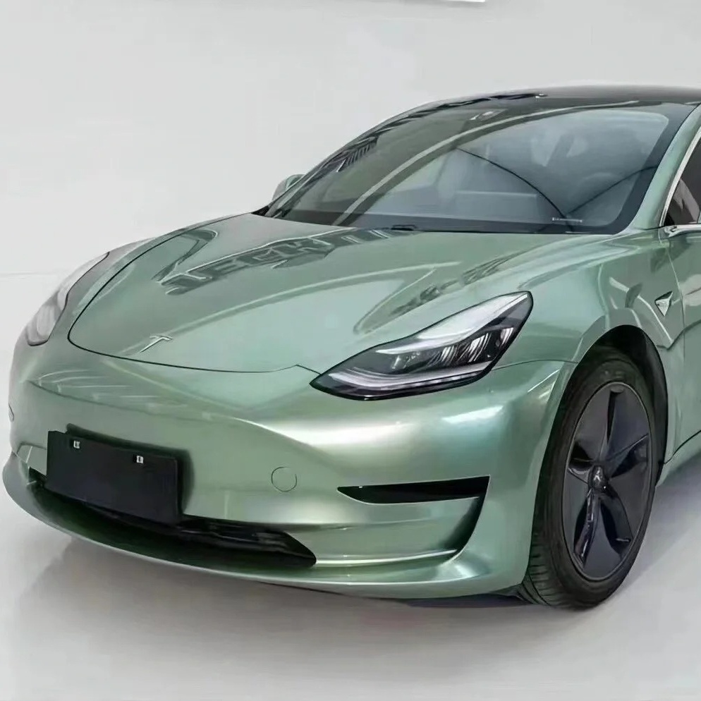 Ravoony Basic NIO Gloss Arctic Green Color Car Wrap