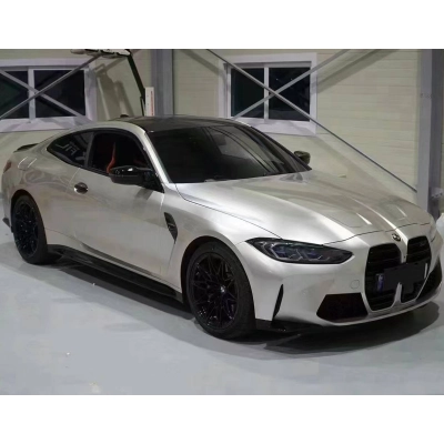 Ravoony Plus Glossy Metal Champaign Light Gold Car Wrap 02