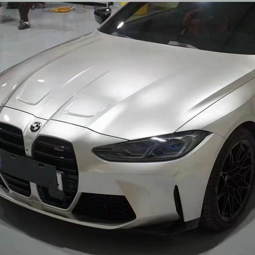 Ravoony Plus Glossy Metal Champaign Light Gold Car Wrap