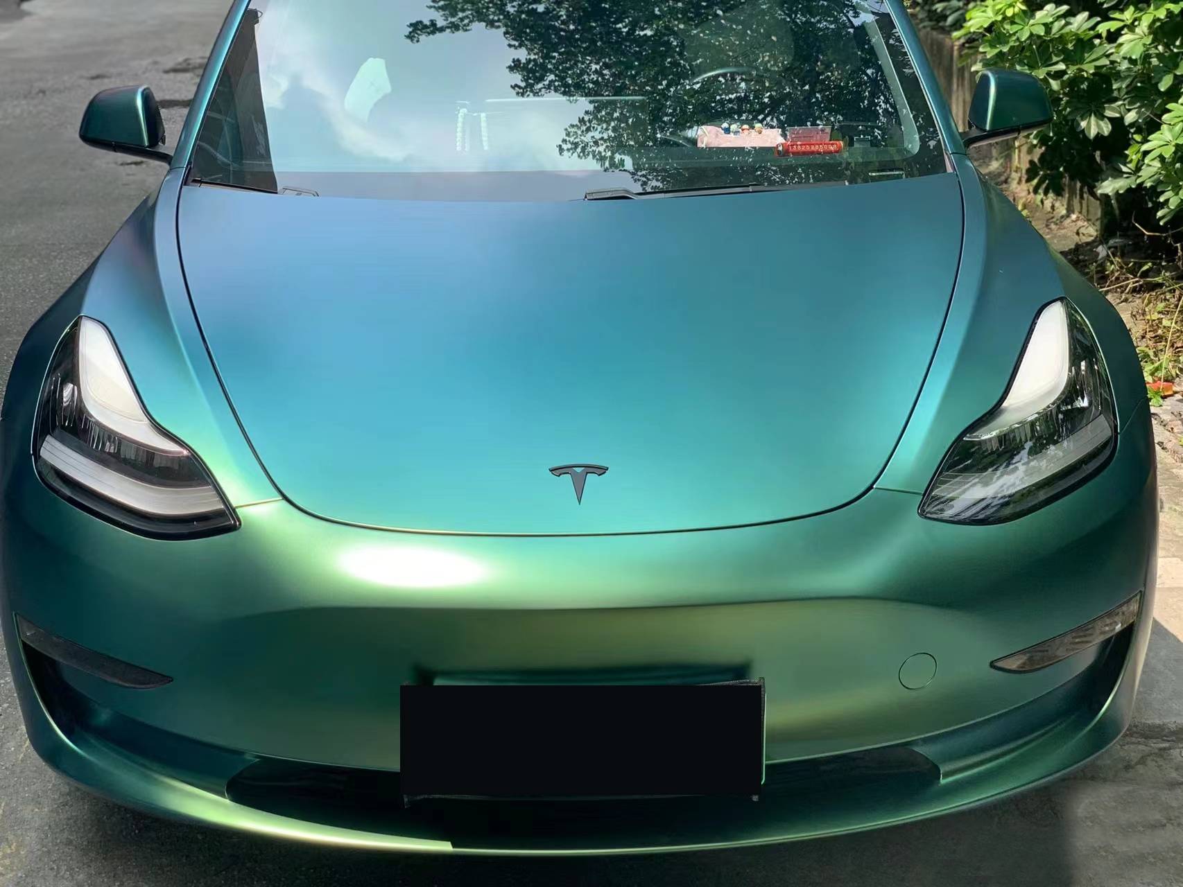 Ravoony Plus Matte Chameleon Spring Green Car Wrap