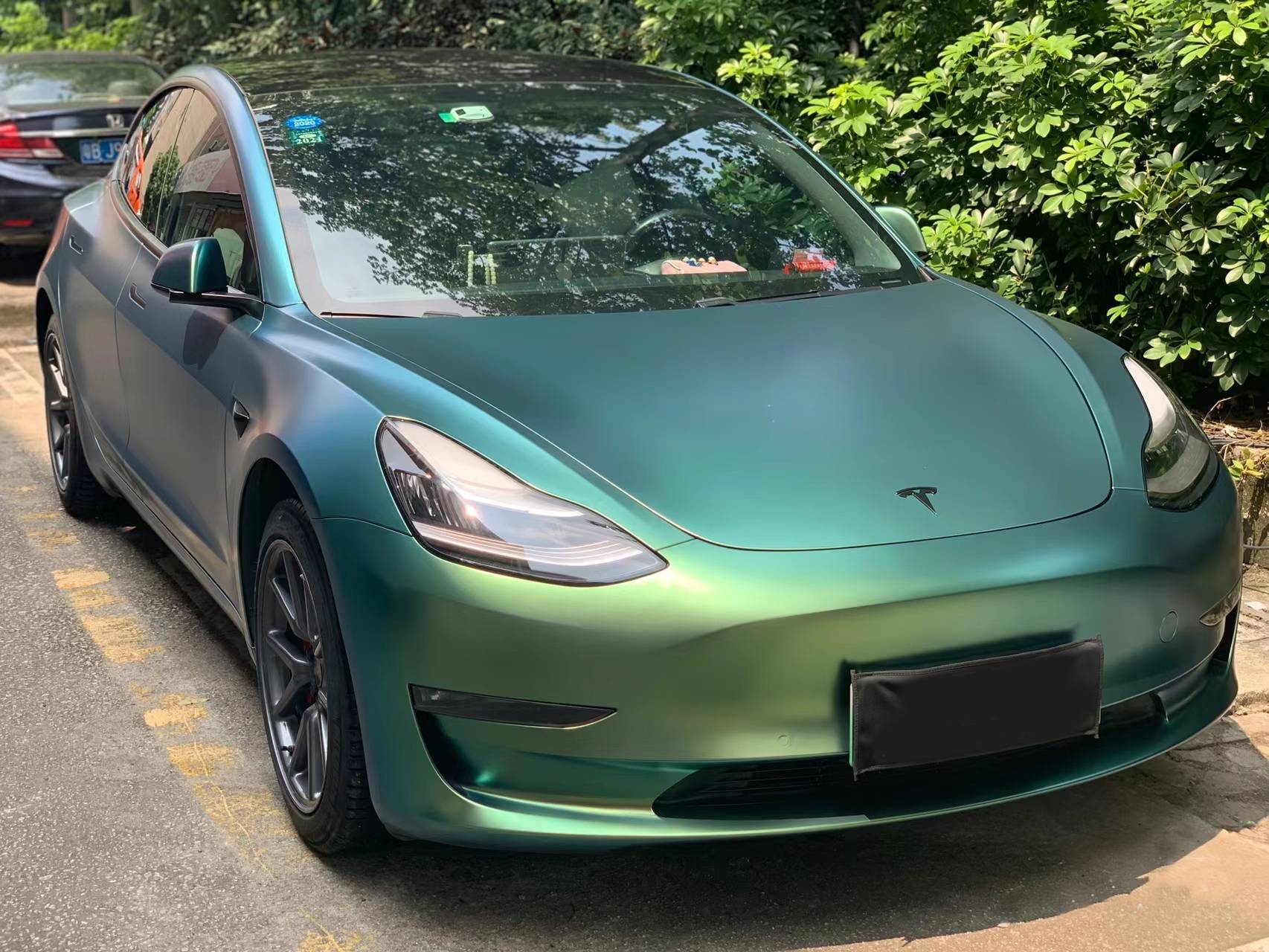 Ravoony Plus Matte Chameleon Spring Green Car Wrap