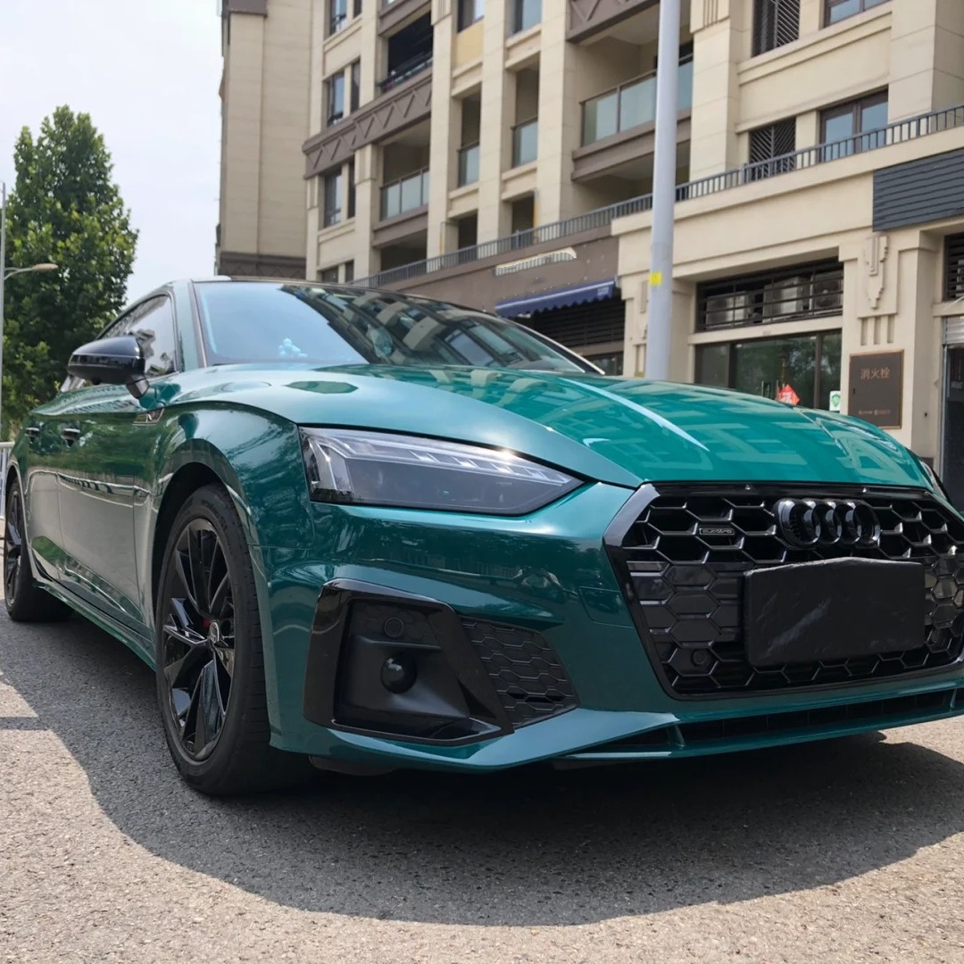 Ravoony Basic Audi Gloss Goodwood Green Vinyl Car Wrap