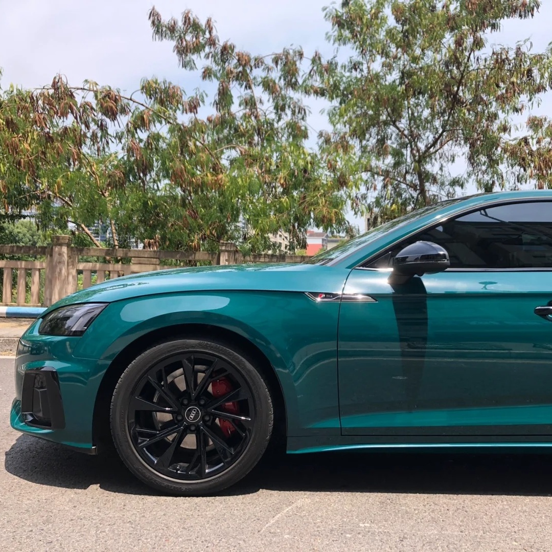Ravoony Basic Audi Gloss Goodwood Green Vinyl Car Wrap