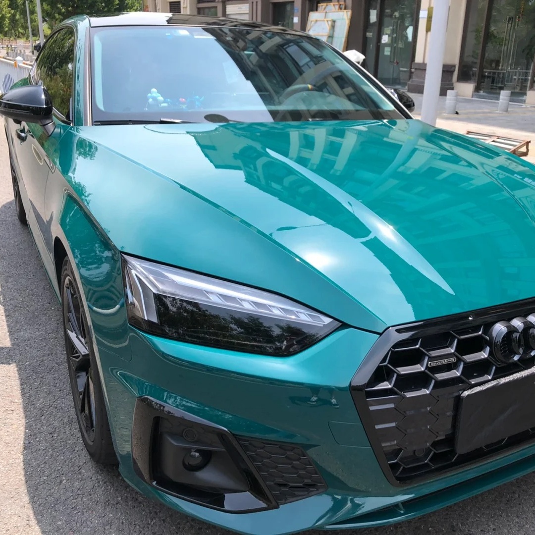 Ravoony Basic Audi Gloss Goodwood Green Vinyl Car Wrap